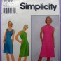 Simplicity Pattern 8166 Sleeveless Dress, Empire Waist, A-Line Skirt Misses Size 4, 6, 8 UNCUT