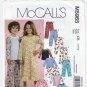 McCall's M5965 Toddler's Sleepwear Pattern, Gown, Pajama Top and Pants, Size 1-2-3 UNCUT