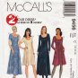 McCall's 9456 Women's 2-Hour Princess Seamed Dress Sewing Pattern Misses' Size 10-12-14 UNCUT