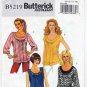 Butterick B5219 Women's Top, Tunic, Belt Sewing Pattern Misses' Size 8-10-12-14 UNCUT