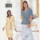 Women's Wrap Top and Skirt Sewing Pattern Misses Size 14-16-18 UNCUT Butterick 6000