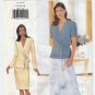 Women's Wrap Top and Skirt Sewing Pattern Misses Size 14-16-18 UNCUT Butterick 6000
