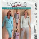McCall's M4785 4785 Women's Jackets, Top, Pants, Skirt Sewing Pattern, Size 8-10-12-14 UNCUT