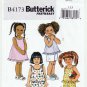 Butterick B4173 4173 Toddler Girl's Top, Dress, Shorts, Pants Sewing Pattern Size 1-2-3 UNCUT