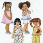 Butterick B4173 4173 Toddler Girl's Top, Dress, Shorts, Pants Sewing Pattern Size 1-2-3 UNCUT