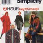 Simplicity 9223 Women's Hooded Cape and Wrap Sewing Pattern, Fits Bust 30 1/2 - 42" UNCUT