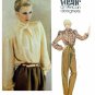 Vogue 2611 UNCUT American Designer Anne Klein Pullover Blouse Sewing Pattern, Misses Size 10