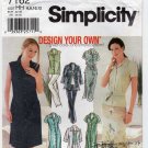 Women's Shirtdress, Shirt, Skirt and Pants Pattern Size 6-8-10-12 Uncut Simplicity 7162