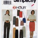Women's Straight Skirt, Pants, Shorts Sewing Pattern Misses Size 8-10-12-14 UNCUT Simplicity 7693