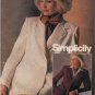 Women's Lined Jacket, Single or Double Breasted Jacket Sewing Pattern, Size 8 UNCUT Simplicity 6584