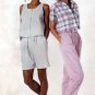 Women's Crop Tops, Elastic Waist Pants, Shorts Sewing Pattern Misses Size 10-12 UNCUT McCall's 3595