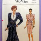 Women's Shawl Collar Top, Straight / Flared Skirt Sewing Pattern, Size 8-10-12 UNCUT Vogue 9772