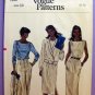 Women's Jacket, Top, Bateau Neckline Dress, High Waist Pants Sewing Pattern Size 12 UNCUT Vogue 7589
