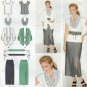 Women's Skirt, Top, Jacket, Scarf, Belt Pattern Plus Size 20-22-24-26-28 UNCUT Simplicity 1920