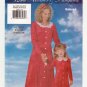 Mother and Daughter Dress Sewing Pattern, Misses Size 6-18 Child 2-6X UNCUT Butterick 5280