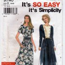 Women's Dress Sewing Pattern, Misses / Miss Petite Size 10-12-14-16-18-20 Uncut Simplicity 9740