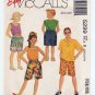 Boys' and Girls' Elastic Waist Shorts Sewing Pattern Size 7-8-10-12-14 Uncut Easy McCall's 5299