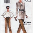 Women's Jacket, Top and Pants Sewing Pattern by Koko Beall Misses' Size 12-14-16 UNCUT Vogue 9898