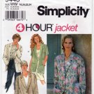 Women's Jacket 4 Hour Sewing Pattern Misses' Size 18-20-22-24 UNCUT Simplicity 9443