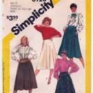 Women's Set of Yoked Skirts Sewing Pattern Misses' Size 10-12-14 UNCUT Simplicity 6123