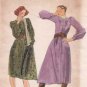 Women's Long Sleeve Dress, Button Front, Sewing Pattern Size 14 UNCUT Butterick 4373