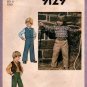 Boy's Western Shirt, Pants, Vest Sewing Pattern Child Size 5, UNCUT Vintage 1970's Simplicity 9129