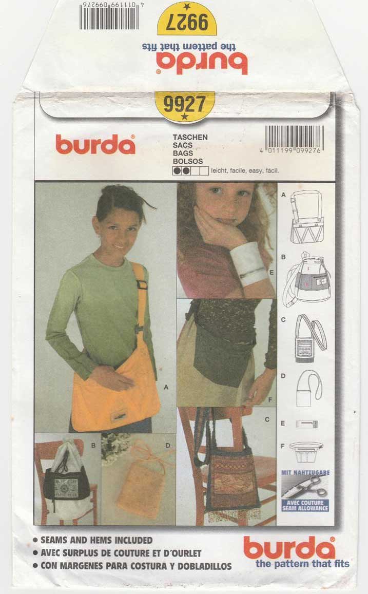 burda fanny pack pattern