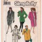 Sewing Pattern for Women's Lined Coat in 3 Lengths Plus Size 18 Bust 40" Uncut Simplicity 8872
