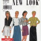 Women's Skirts, Above Knee or Midi Length Sewing Pattern Size 8-10-12-14-16-18 UNCUT New Look 6566