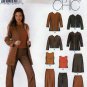 Top, Pants, Skirt and Jacket, Women's Sewing Pattern, Misses Size 12-14-16-18 Uncut Simplicity 5921