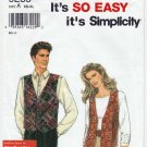 Vest Sewing Pattern for Women, Men or Teens, Size XS, Small, Medium, Large, XL UNCUT Simplicity 9285