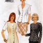 Women's Fitted Top Sewing Pattern, Misses' / Misses' Petite Size 8-10-12 UNCUT Vogue 9173
