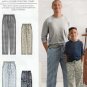 Boys / Mens Slim Fit Lounge Pajama Pants Pattern Sizes S M L / XS S M L XL Uncut Simplicity 8519