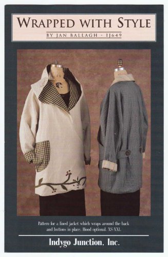 Wrap Jacket Wrapped with Style Sewing Pattern Size XS - XXL Uncut Indygo Junction IJ649