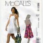 Women's Summer Dress Sewing Pattern Misses' Size 4-6-8-10-12 UNCUT McCall's M6111