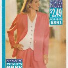Women's Jacket, Top, Shorts Sewing Pattern Size 12-14-16 UNCUT Butterick See & Sew 6891