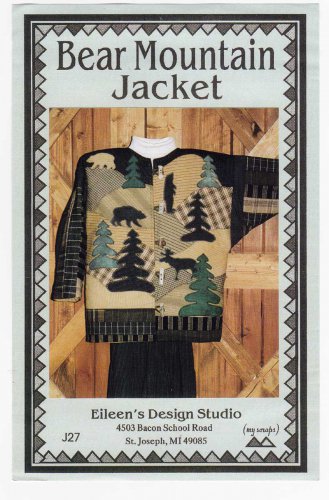 Bear Mountain Jacket Sewing Pattern Size 6-22 UNCUT Eileen's Design Studio J27