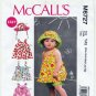 Infants' Reversible Tops, Dresses, Shorts, Hat Sewing Pattern Size Newborn - XL UNCUT McCall's 6727