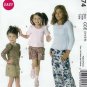 Girl's Tops, Skirt, Shorts, Pants Sewing Pattern Children's Size 3-4-5-6 UNCUT McCall's M6274 6274