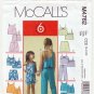 Girls' Tops, Skirts, Shorts, Skorts, Capri Pants Pattern Size 3-4-5-6 UNCUT McCall's M4762 4762