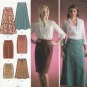Women's Flared and Slim Skirts Sewing Pattern Misses' Size 4-6-8-10-12 UNCUT Simplicity 4087