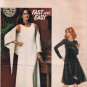 Vintage 1970's Women's Evening Dress and Shawl Pattern Misses Size 12 Bust 34 Uncut Butterick 4528
