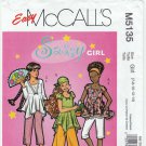 Girl's Tops, Gaucho, Pants and Head Scarf Sewing Pattern Size 7-8-10-12-14 UNCUT McCall's M5135 5135