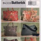 Large Handbag, Tote Sewing Pattern UNCUT Butterick B4318 4318