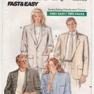Sport Coat, Blazer For Men Women Sewing Pattern, Unisex Size 34 - 48 UNCUT Butterick 6022