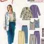 Women's Jacket, Top, Pants, Capri Pants Sewing Pattern Size 8-10-12-14 UNCUT McCall's M4349 4349