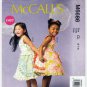 Girls' Dresses, Belt, Petticoat Sewing Pattern Size 6-7-8 UNCUT McCall's M6686 6686