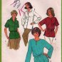 Tunic Top and Tie Belt, Women's Sewing Pattern Misses' Size 14 Vintage 1970's UNCUT Simplicity 9045