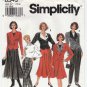 Women's Pants, Skirt, Double Breasted Jacket Sewing Pattern Size Size 12-14-16 UNCUT Simplicity 8549