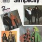 Boy or Girl Costume, Lady Bug, Zorro, Vampire Sewing Pattern Child Size 3 - 8  UNCUT Simplicity 7470